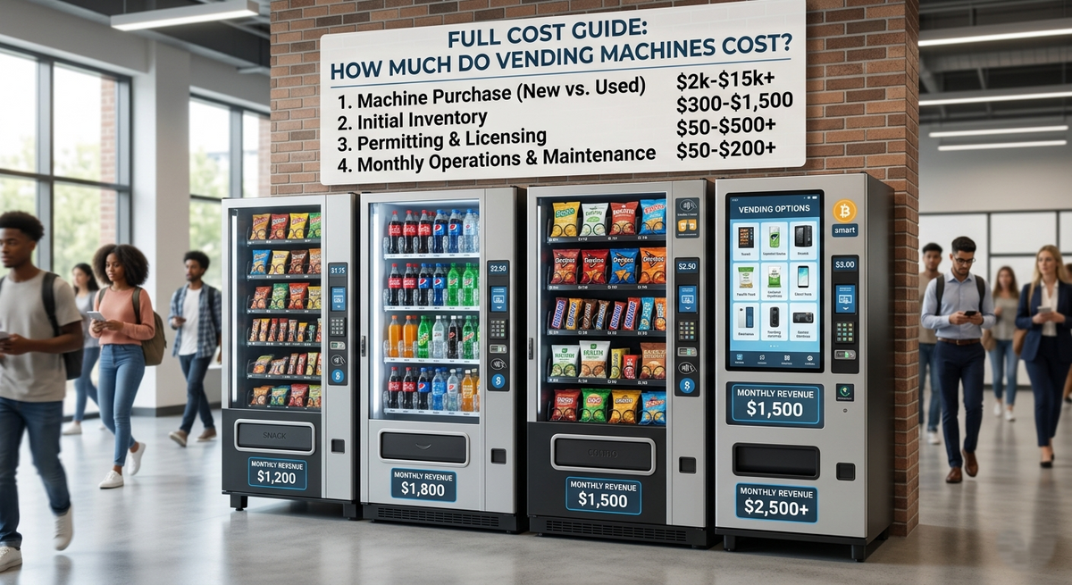 How Much Do Vending Machines Cost? | Full Cost Guide