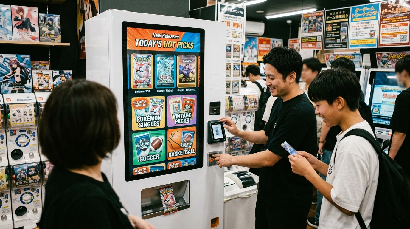 Why Trading Card Vending Machines Are Booming