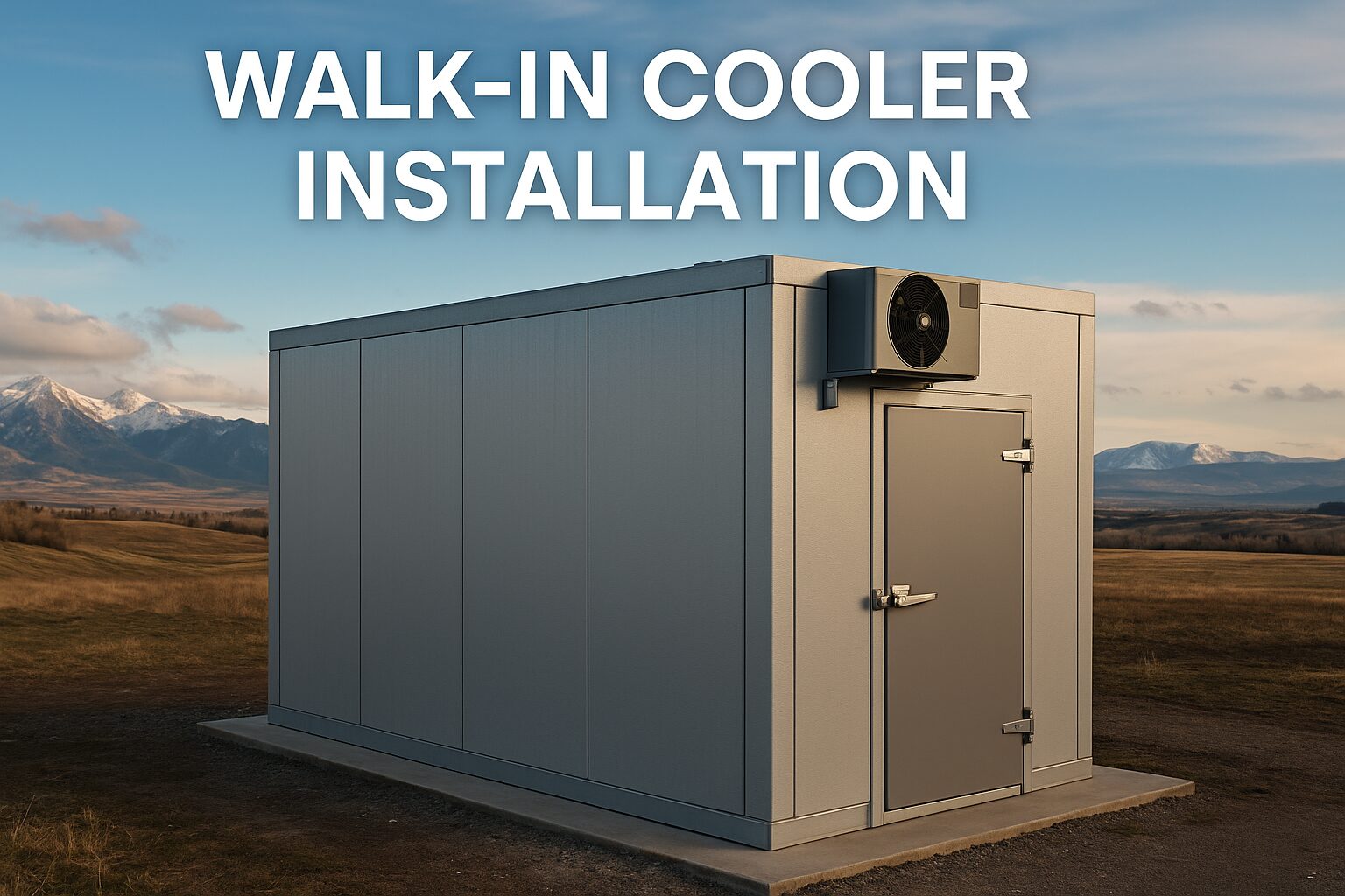 How to Install a Walk In Freezer or Cooler Yourself - Detailed Guide