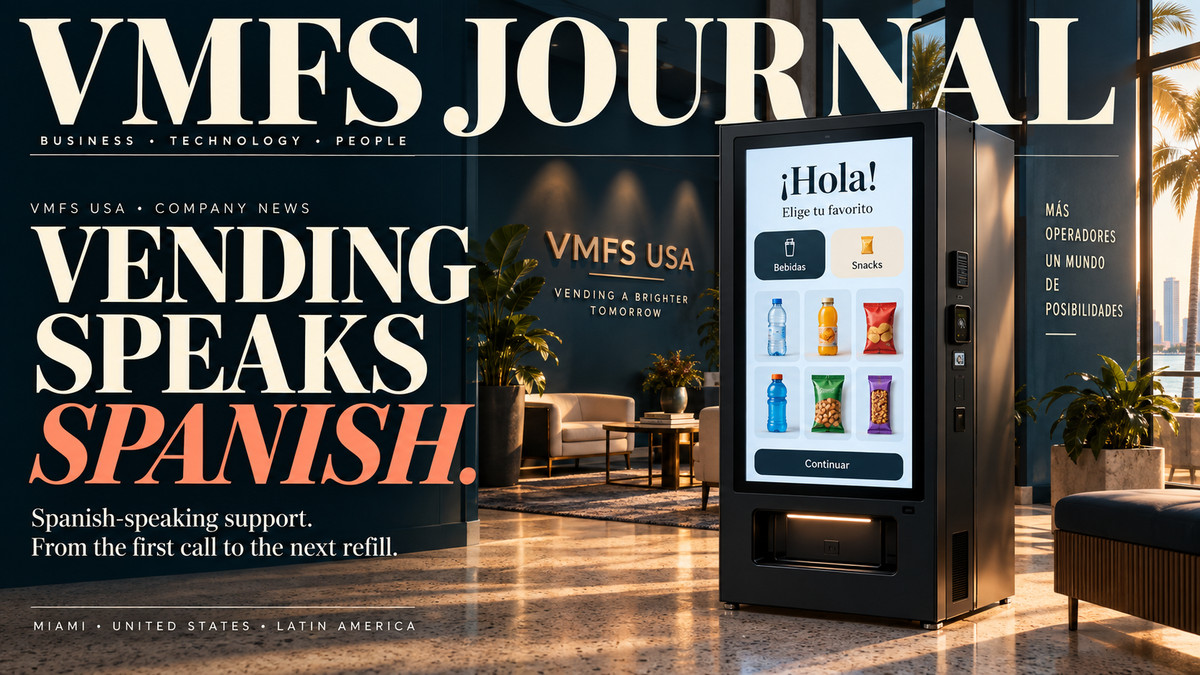 Spanish Language Vending Machines: VMFS USA Brings Spanish Support to Operators Across the US and Latin America