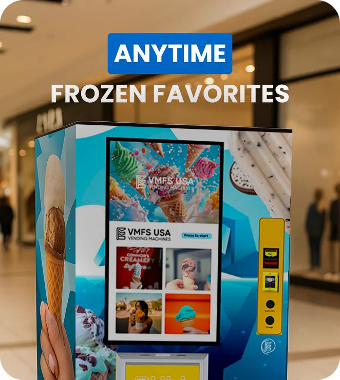 Big Screen Ice Cream Vending Machine