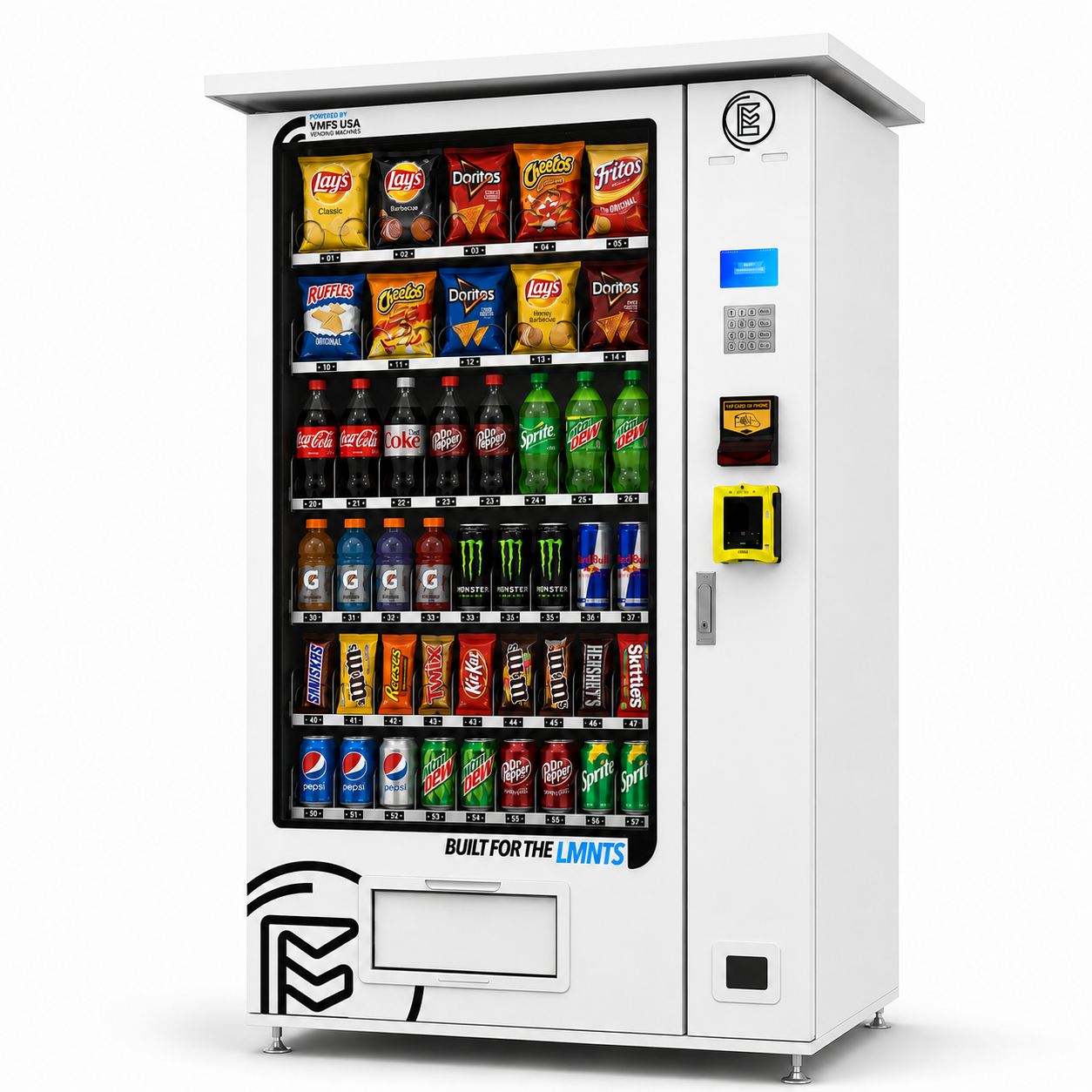 Máquina expendedora inteligente combinada para exteriores