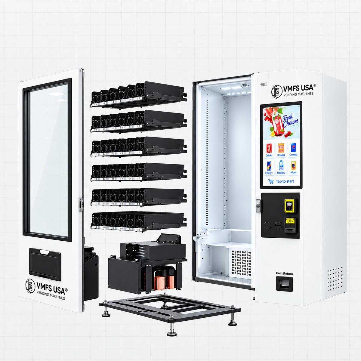 Máquina expendedora de snacks y bebidas RDS
