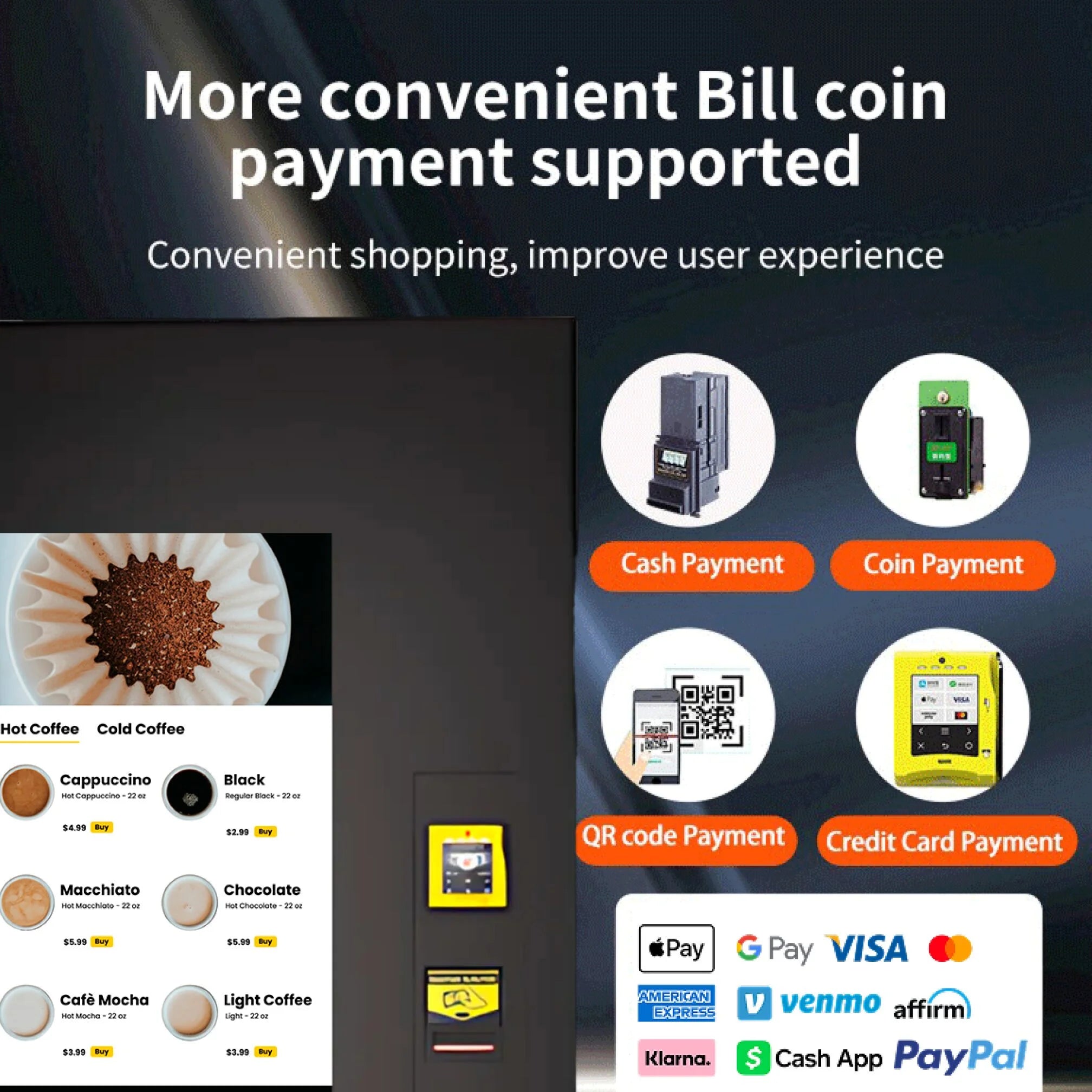 Coffee and Hot Beverage Vending Machine