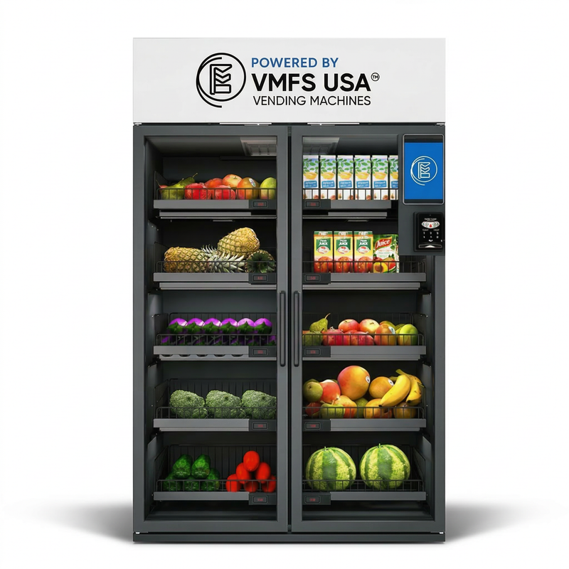 Máquina expendedora de alimentos congelados con inteligencia artificial