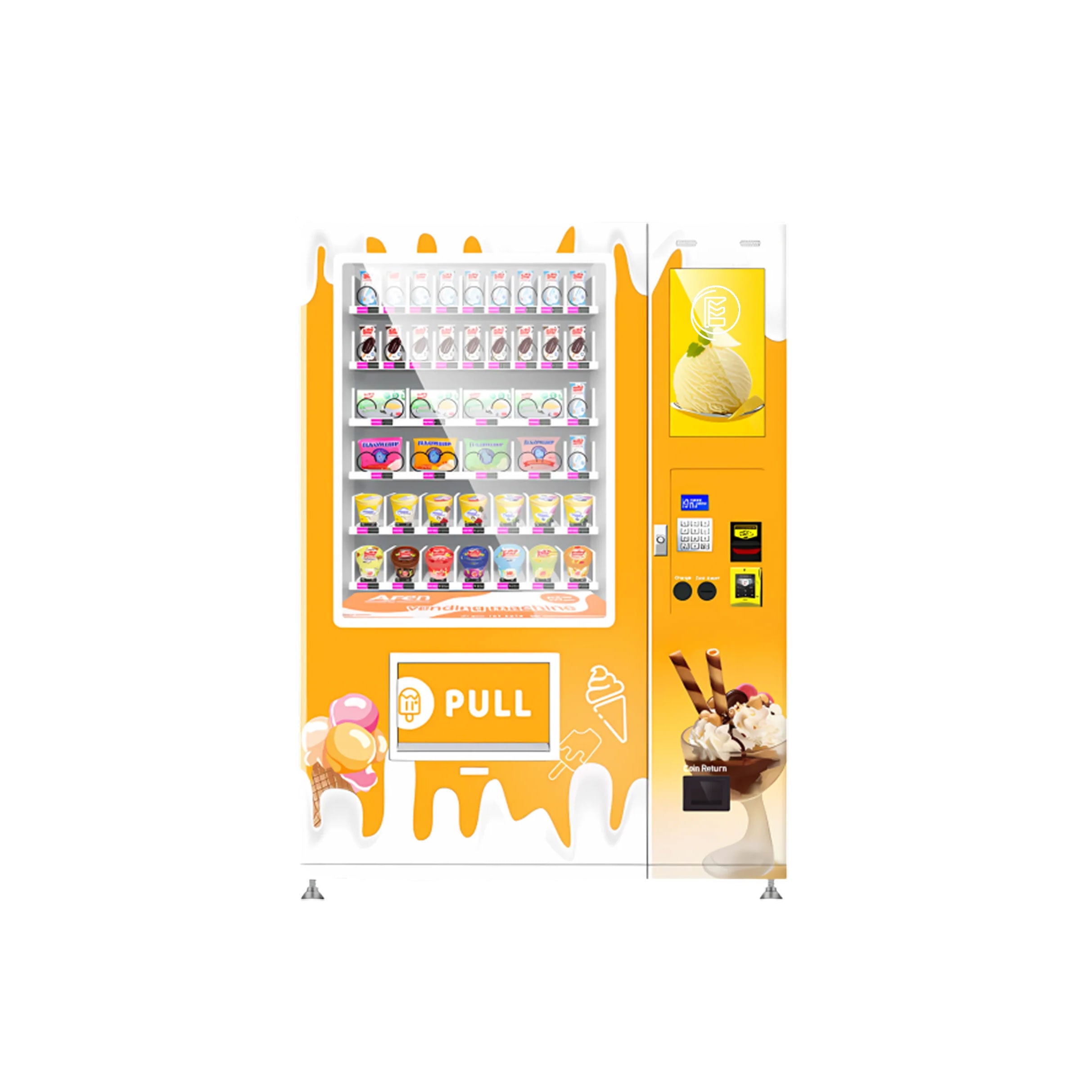 Frozen Ice Cream Vending Machine