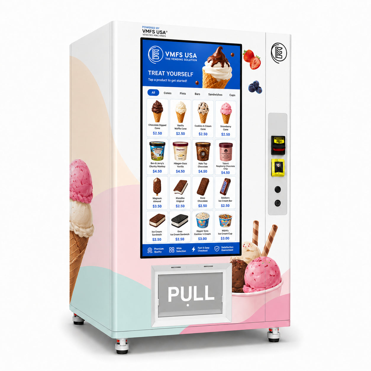 Big Screen Ice Cream Vending Machine