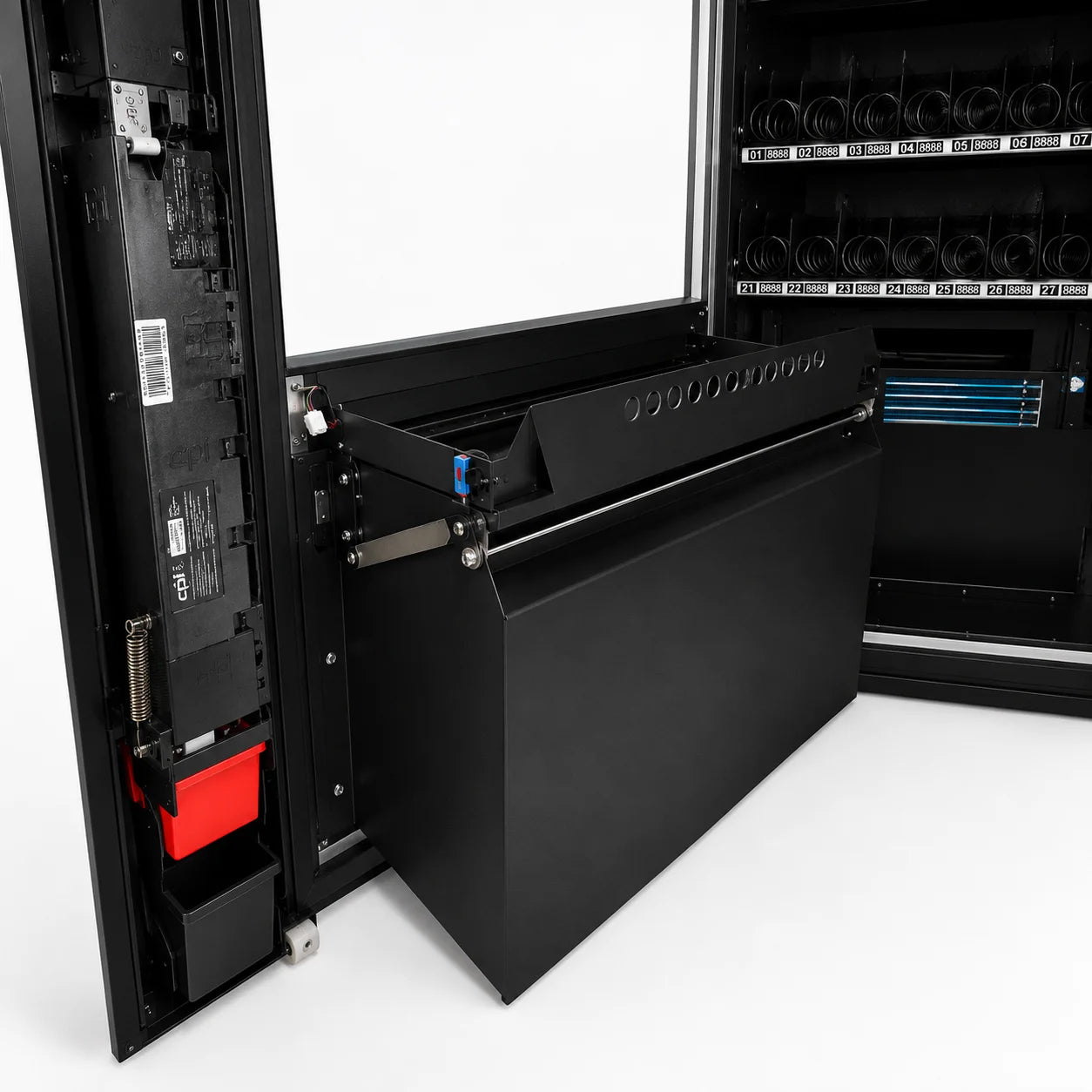 Product collection part of VMFS USA smart combo vending machine