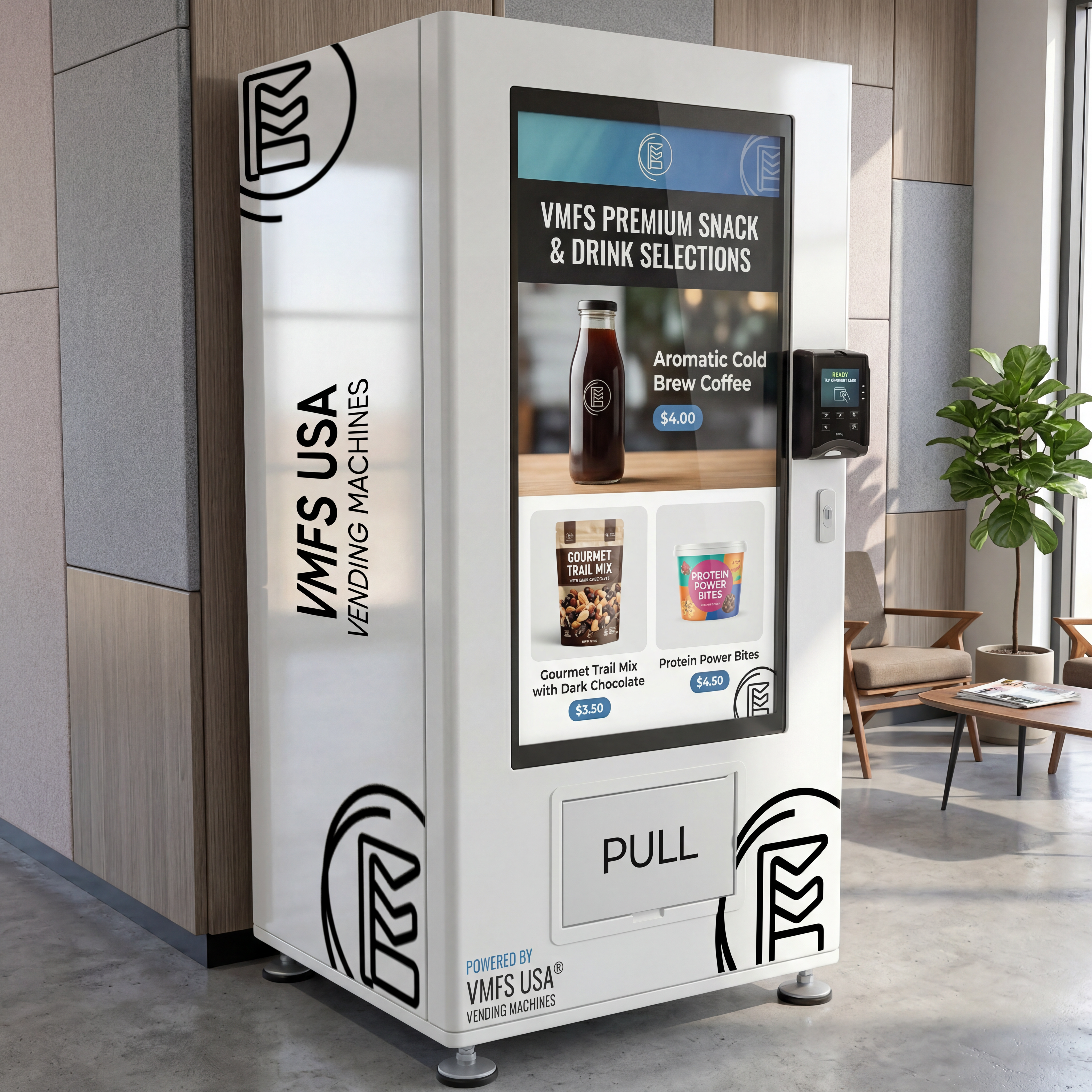 Smart Elevator AD Vending Machine