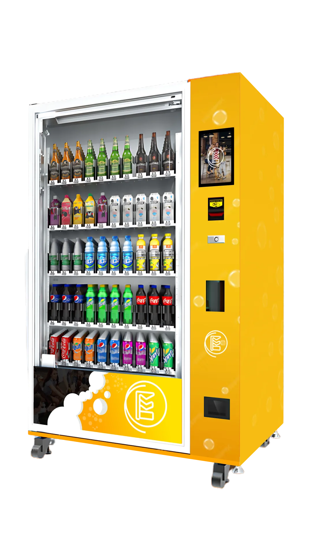 Máquina expendedora de latas de cerveza