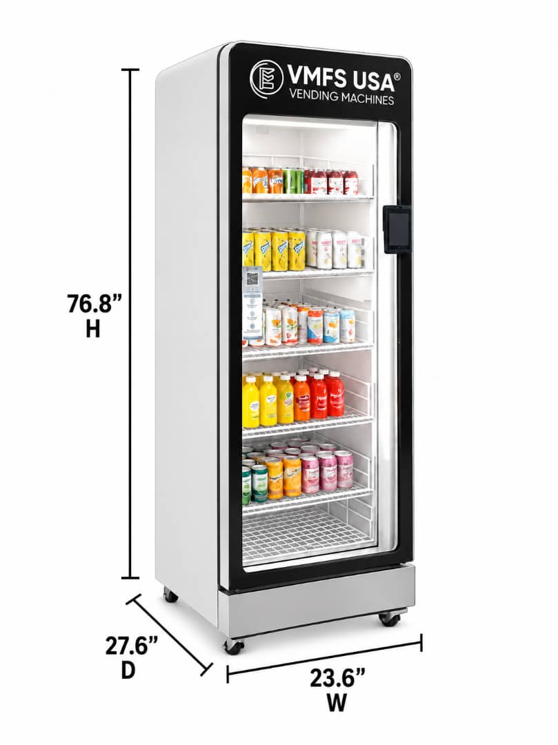 AI Grab & GO Cooler Vending Machine