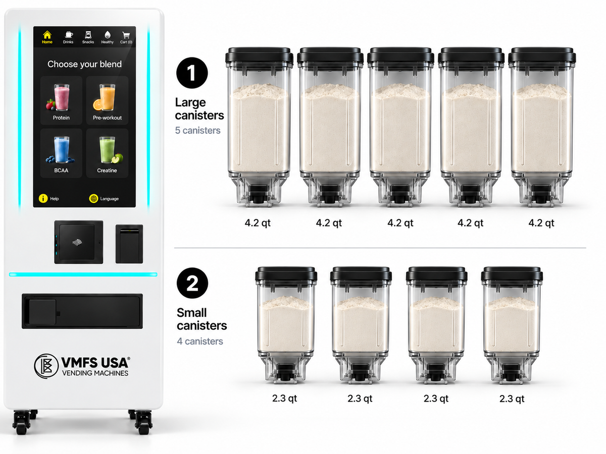 Protein Shake Vending Machine
