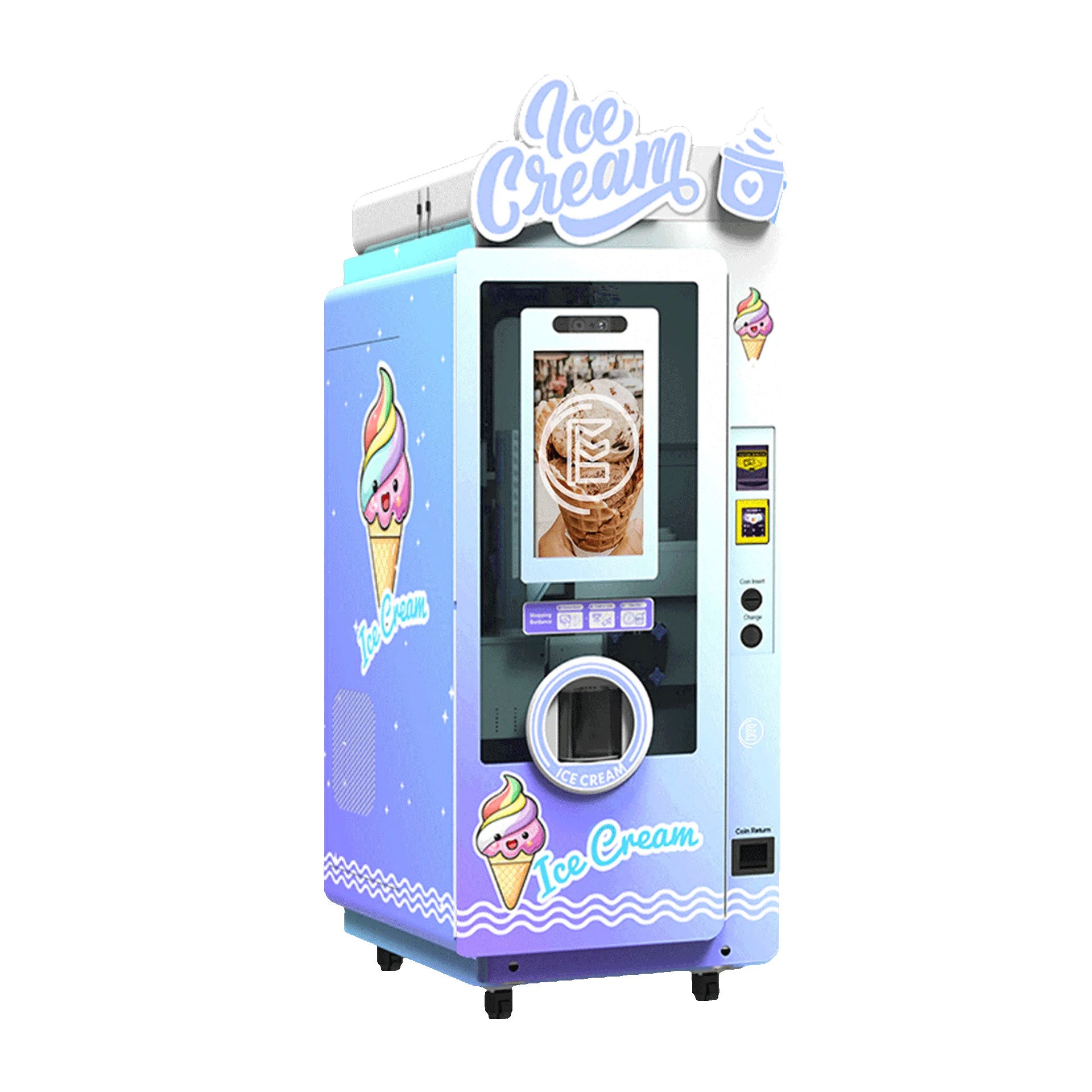 soft serve ice cream vending machine