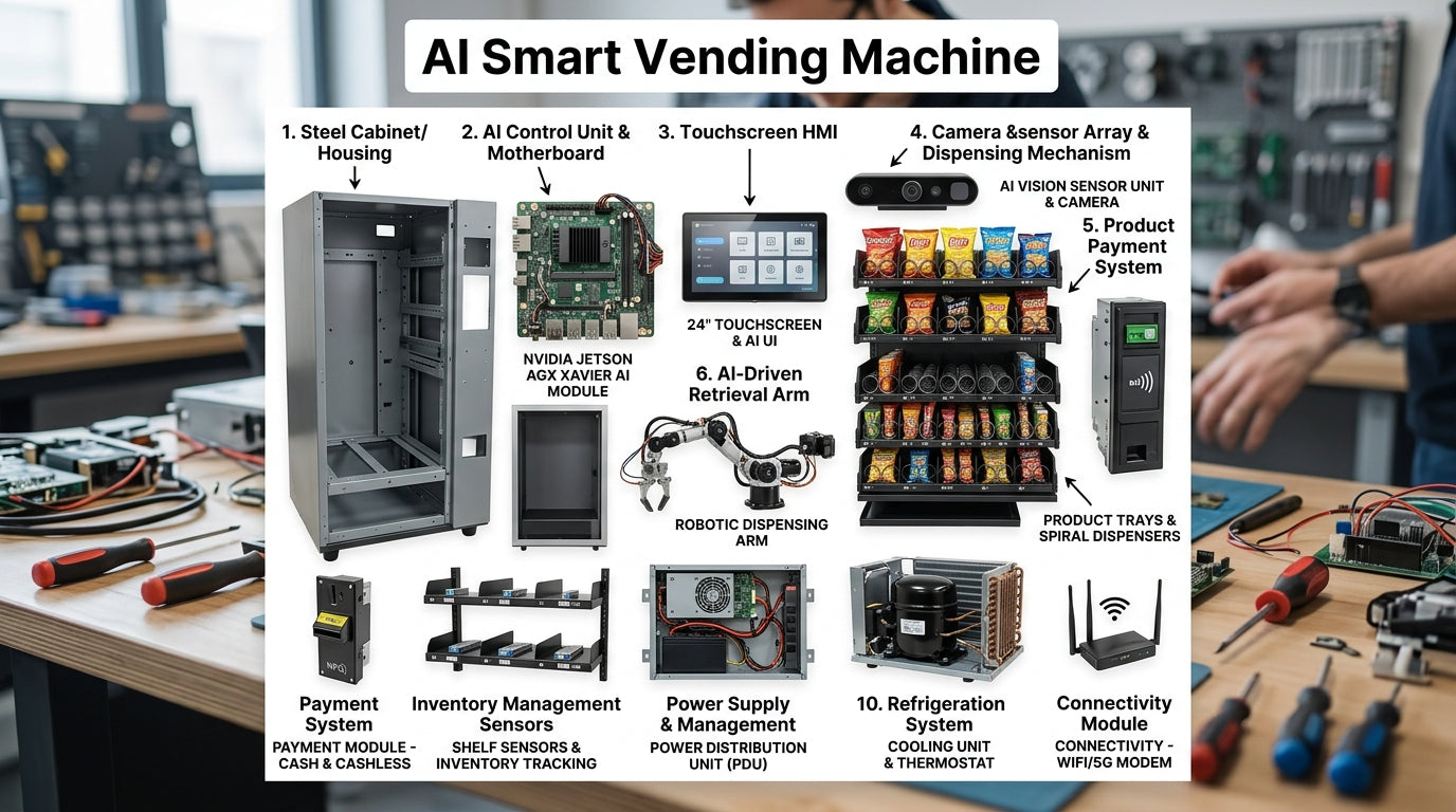 AI Vending Machine Parts Breakdown