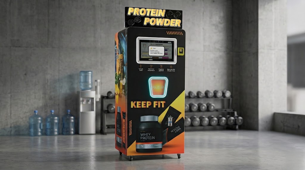 Berlin Cracked Protein Shake Vending in 2011. America Is Still Watching People Make a Mess on a Bench.