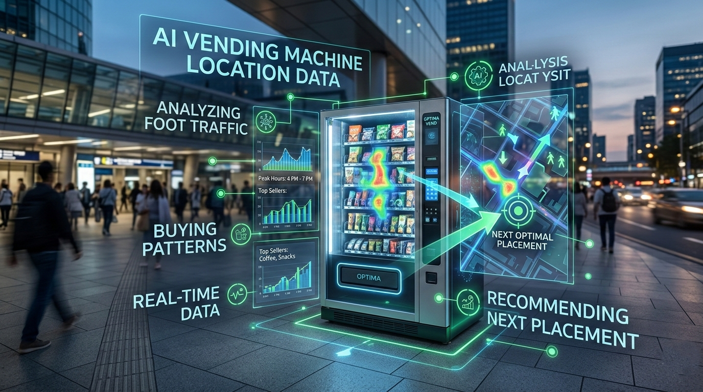 How AI Vending Machines Use Real-Time Data to Pick Their Best Location