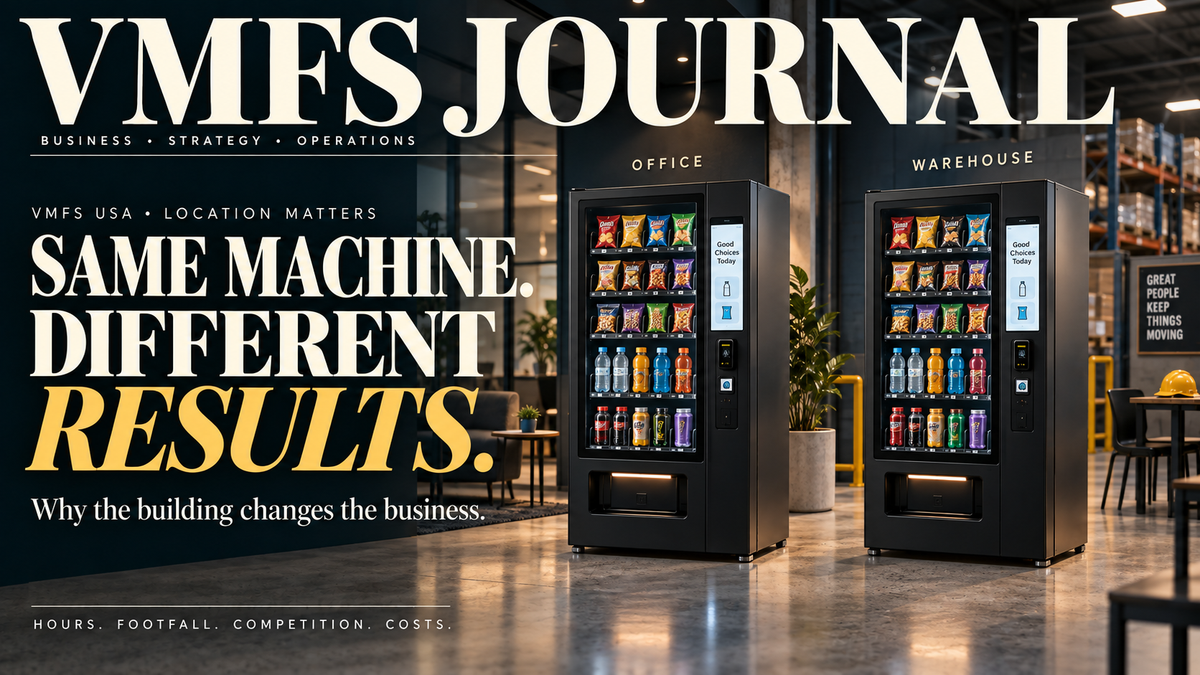 Vending Machine Location Profit: Why the Same Machine Makes $500 or $700 a Month