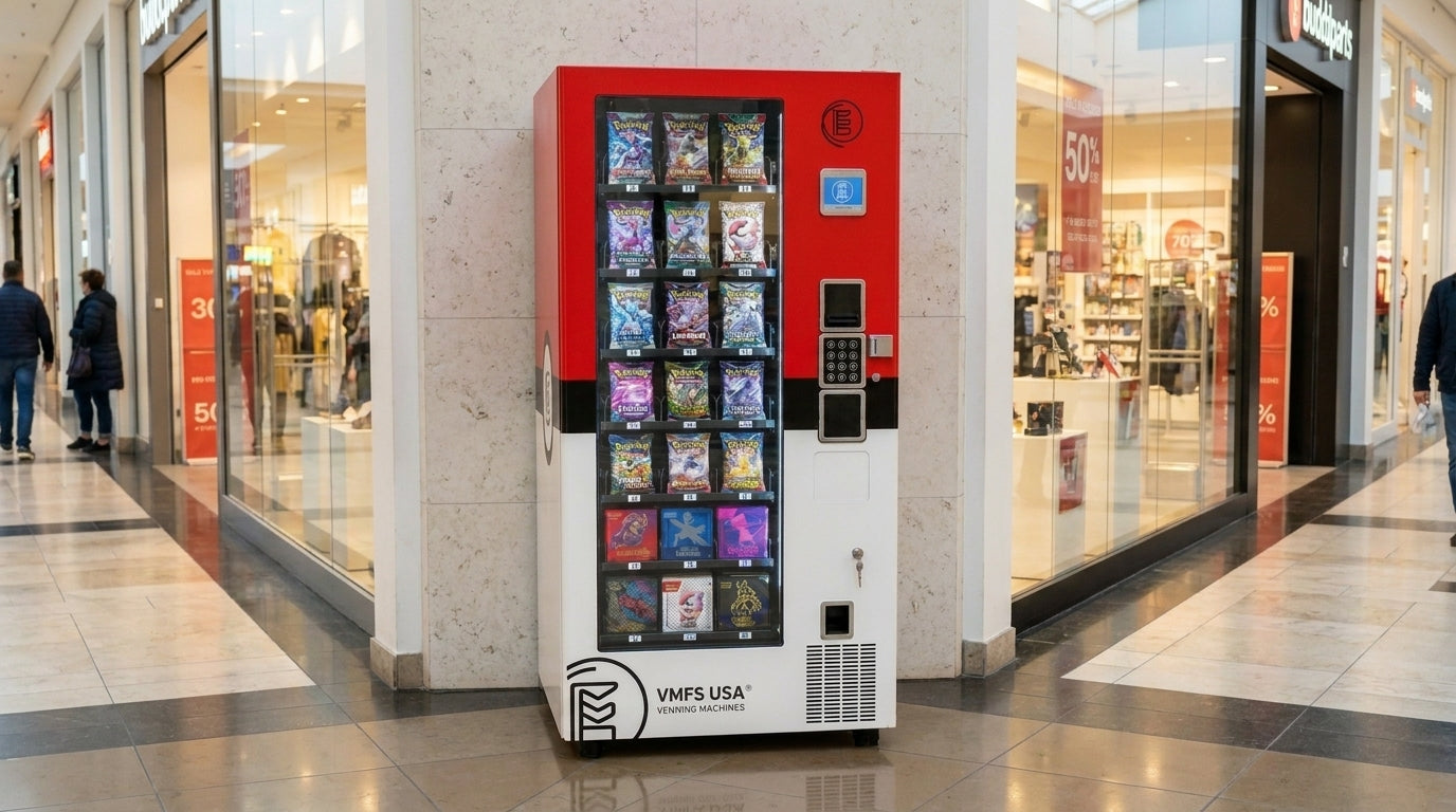 VMFS USA Pokemon vending machine placed in a shopping mall