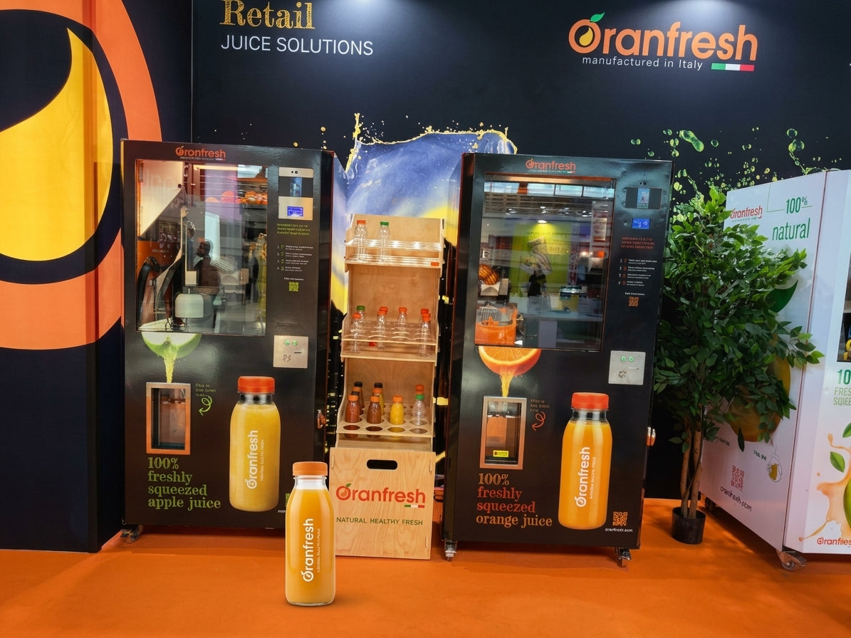 The Orange Juice Vending Machine That Squeezes Fruit to Order