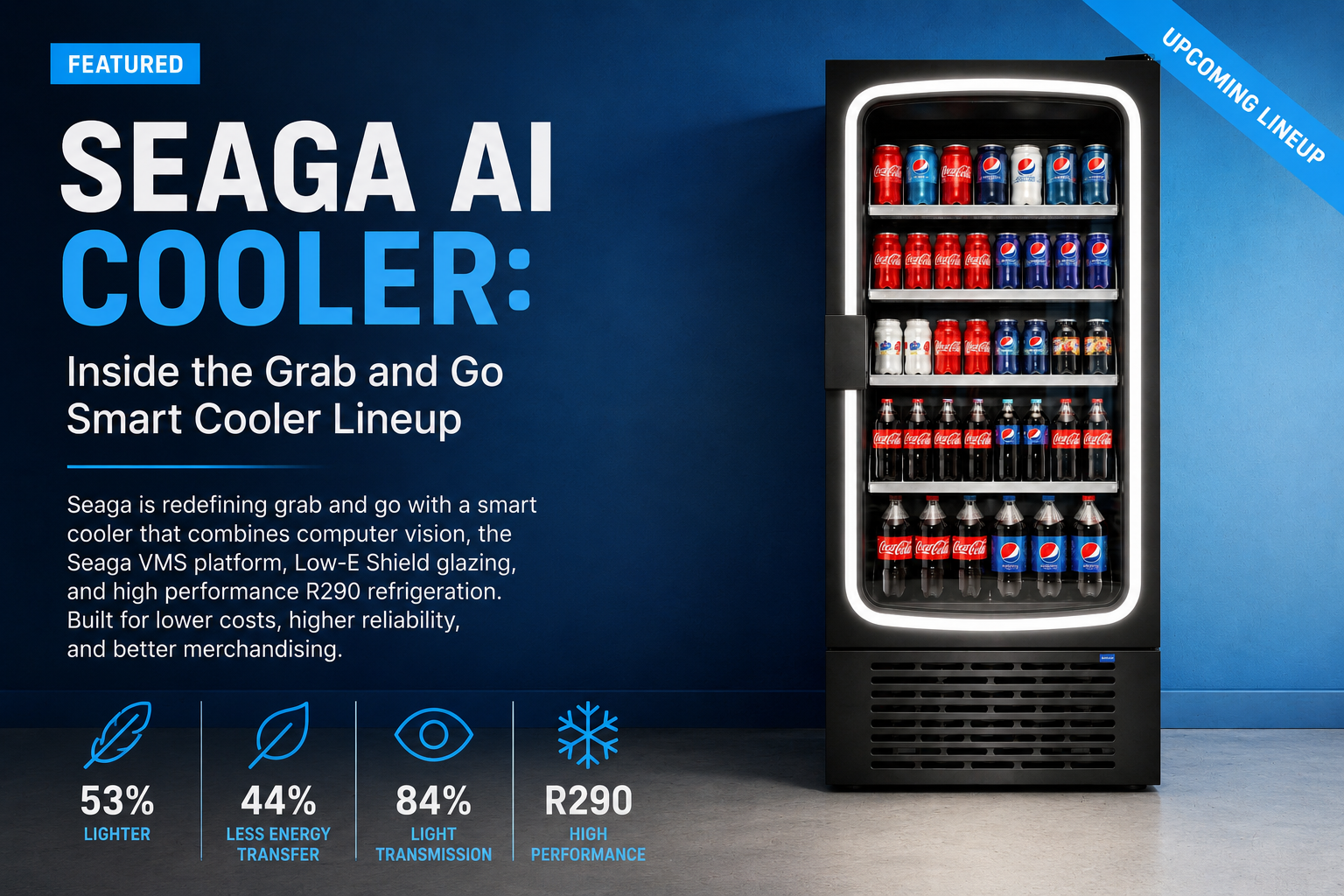 Seaga AI Cooler: Grab and Go Smart Cooler Lineup