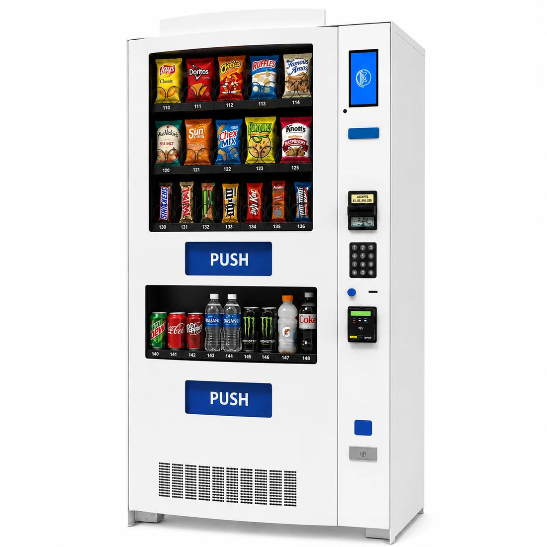 Seaga Quick Break 2200 ADA Braille keypad and LCD display