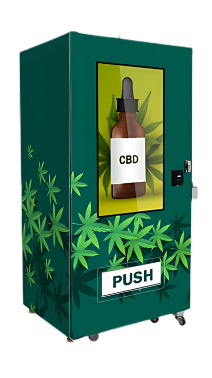 Age Verification Weed Vending Machine side