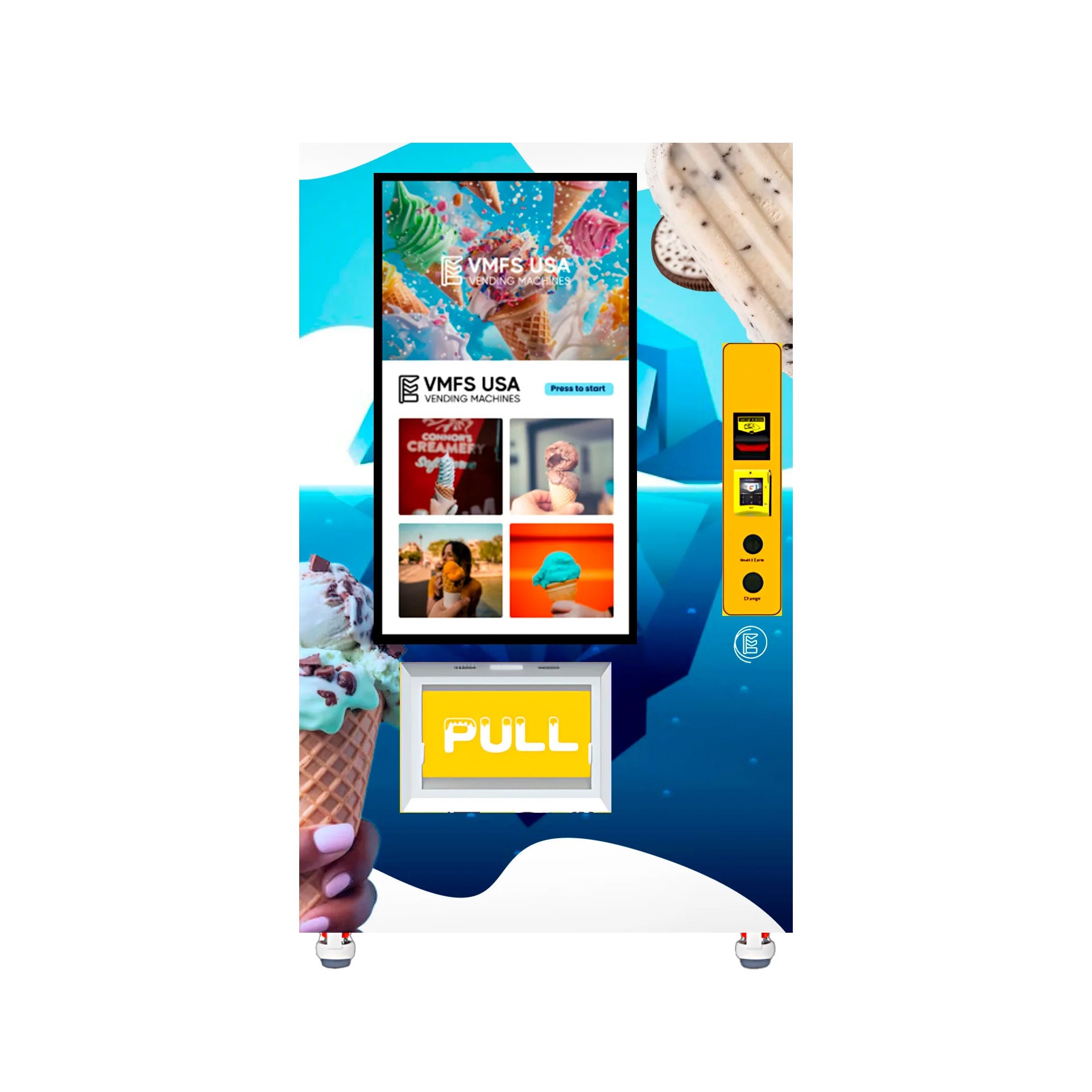 Big Screen Ice Cream Vending Machine
