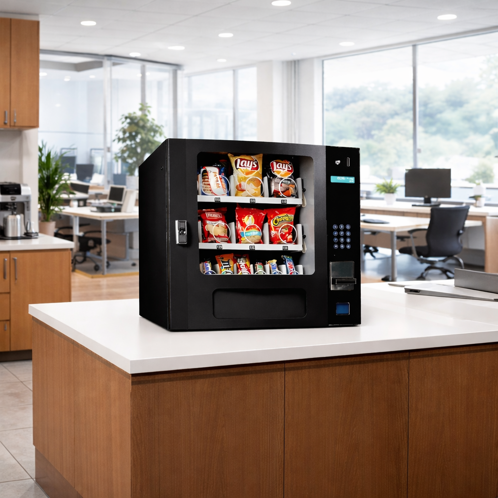 Máquina expendedora de refrigerios de mostrador Seaga SM1600