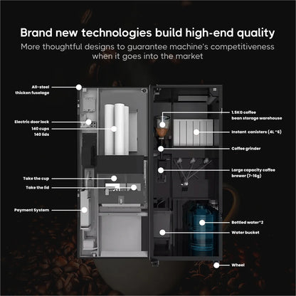Coffee and Hot Beverage Vending Machine