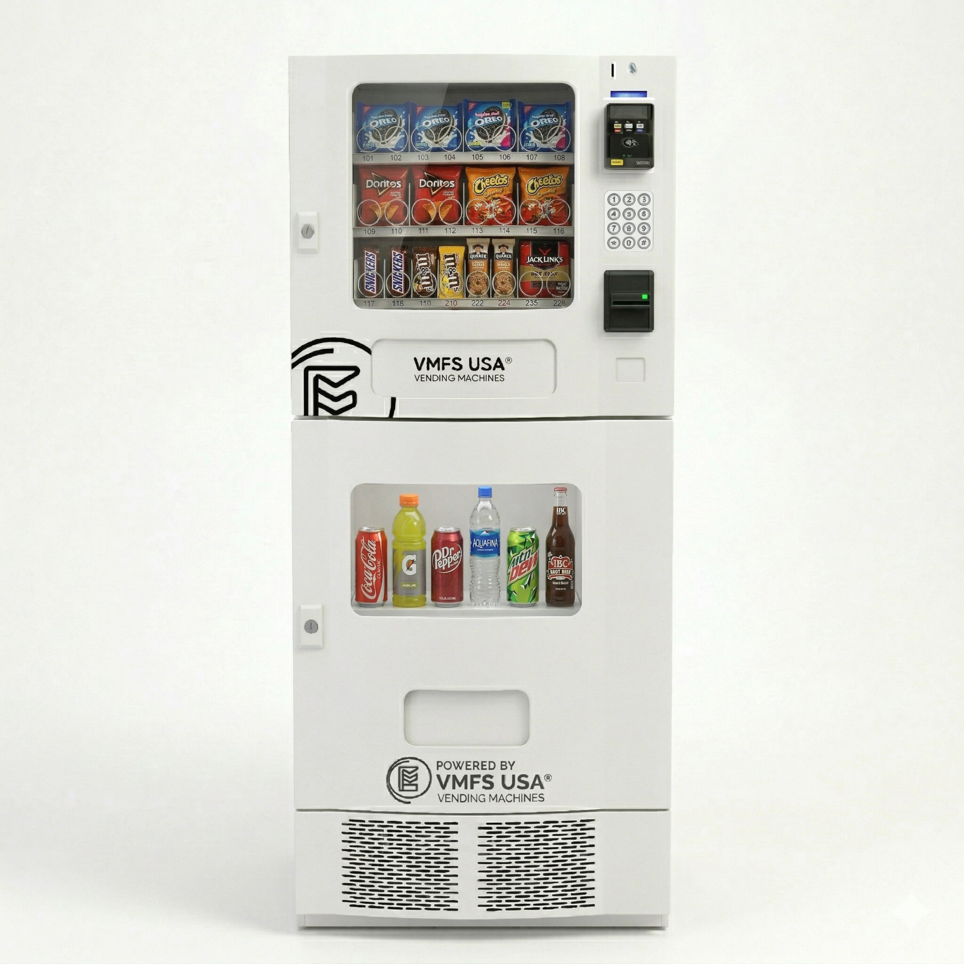 Seaga SM2300 SnakMart Combo Merchandiser – Premium American Vending Machine