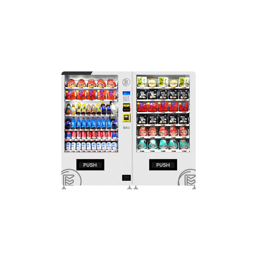 Dual combo vending machine with double-door design by VMFS USA
