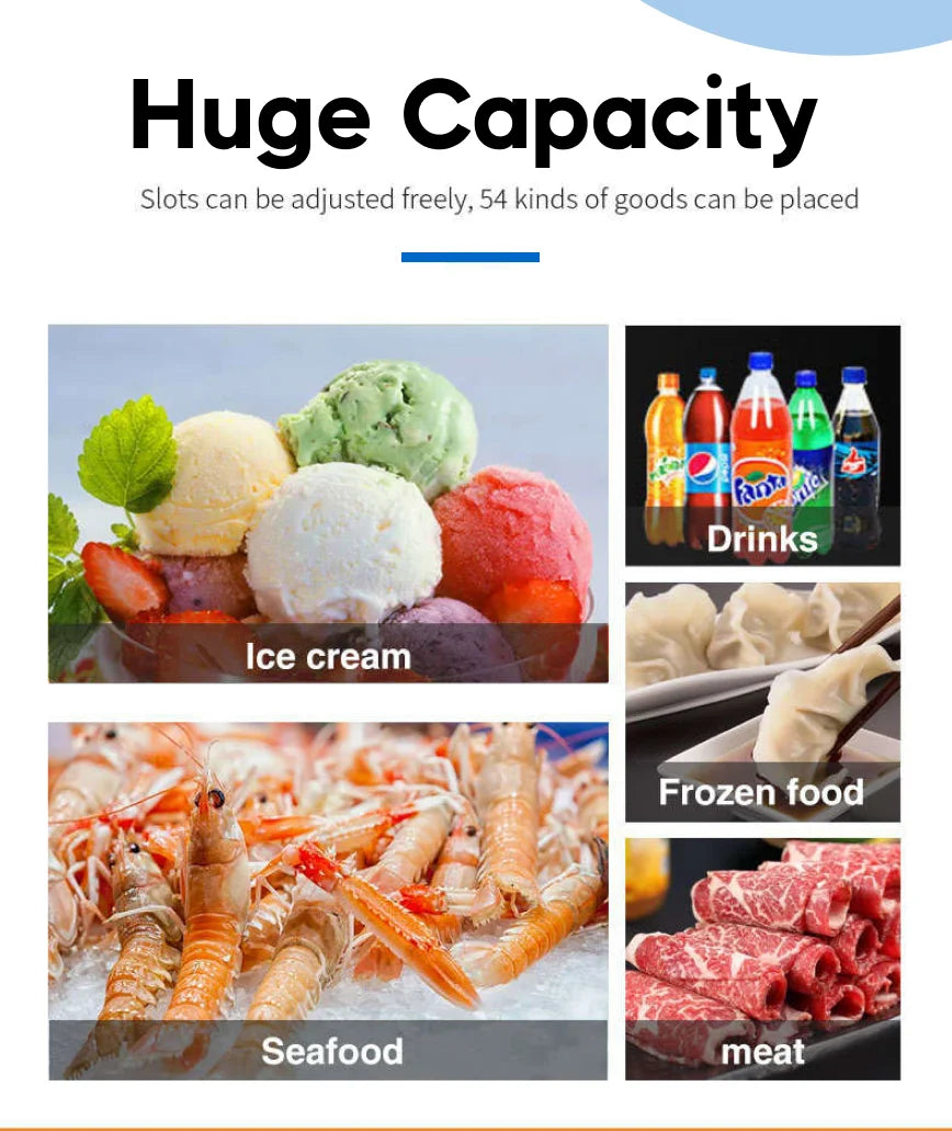 Big Screen Ice Cream Vending Machine