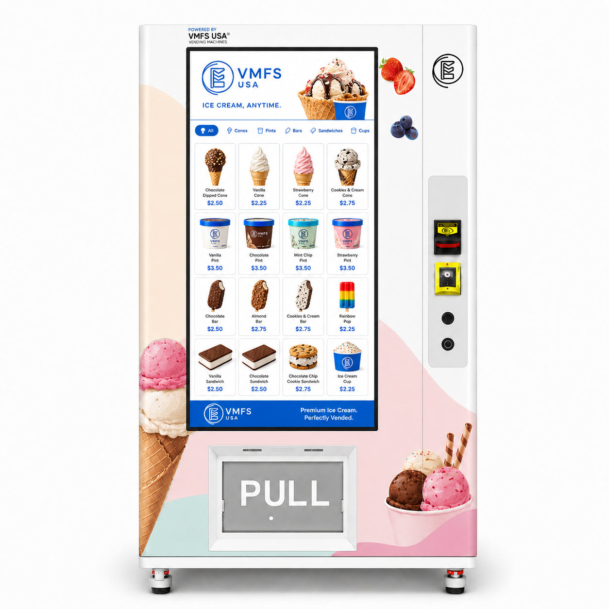 Big Screen Ice Cream Vending Machine