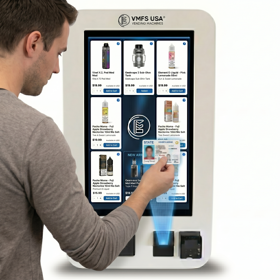 Age Verification Vending Machines | ID Scanner Machines - VMFS USA