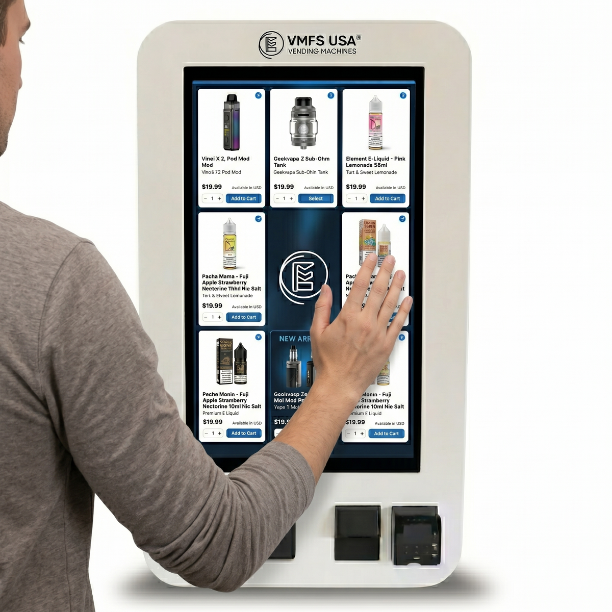 Check Guarantee Machine Age Verification Vending Machines | ID Scanner