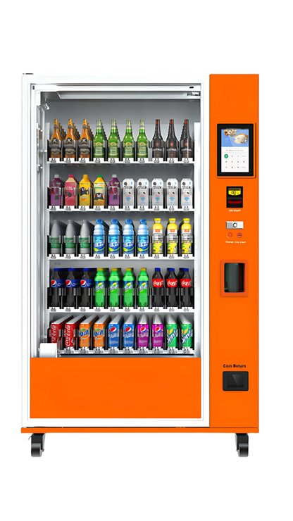 Máquina expendedora de botellas de refresco de vidrio