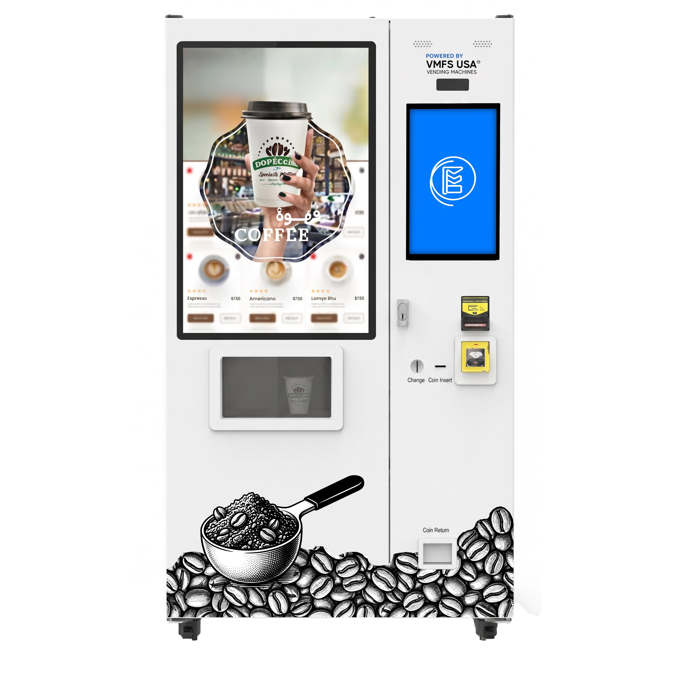 Iced Coffee Vending Machines for Sale | Sell Cold Coffee - VMFS USA