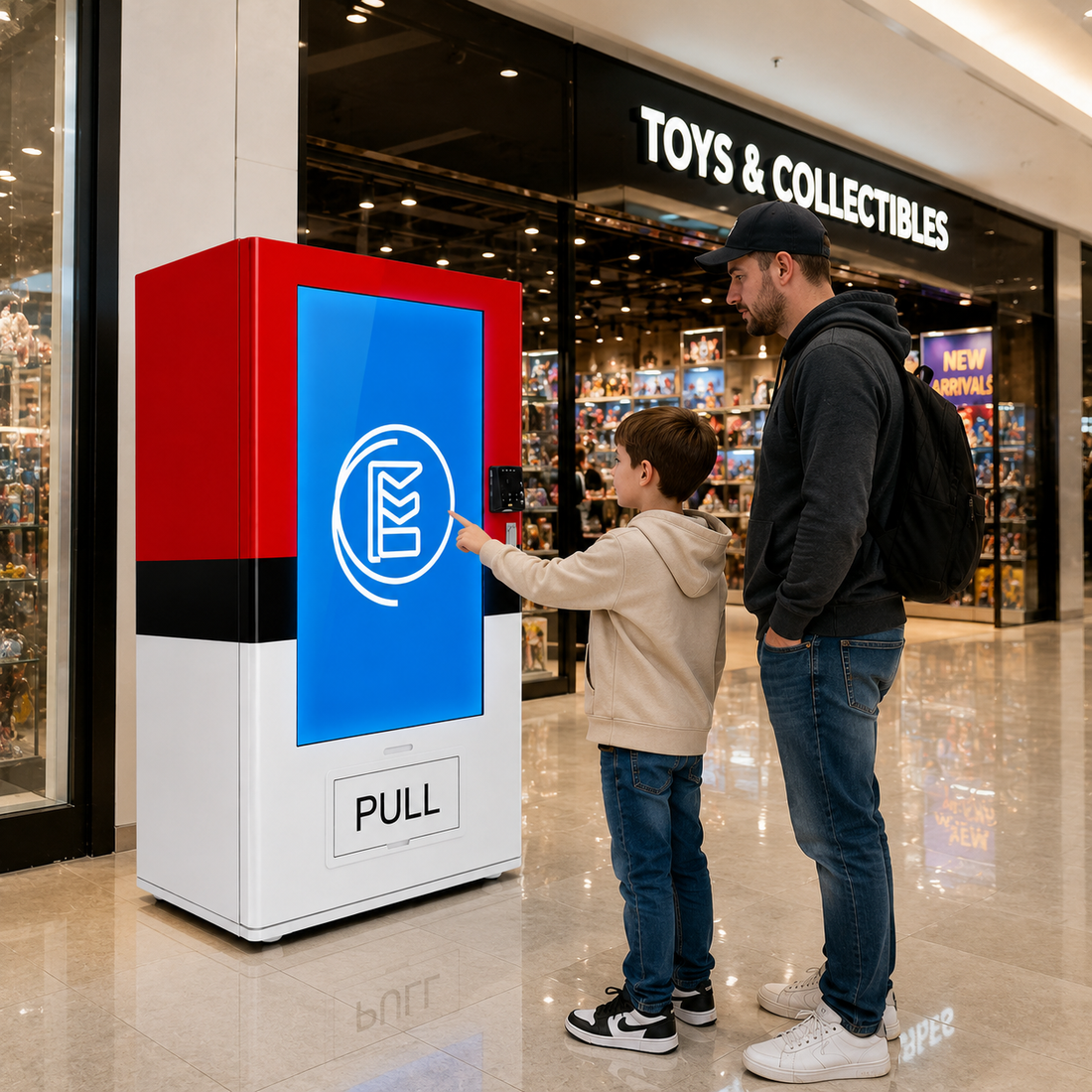 Smart vending HD touchscreen browsing
