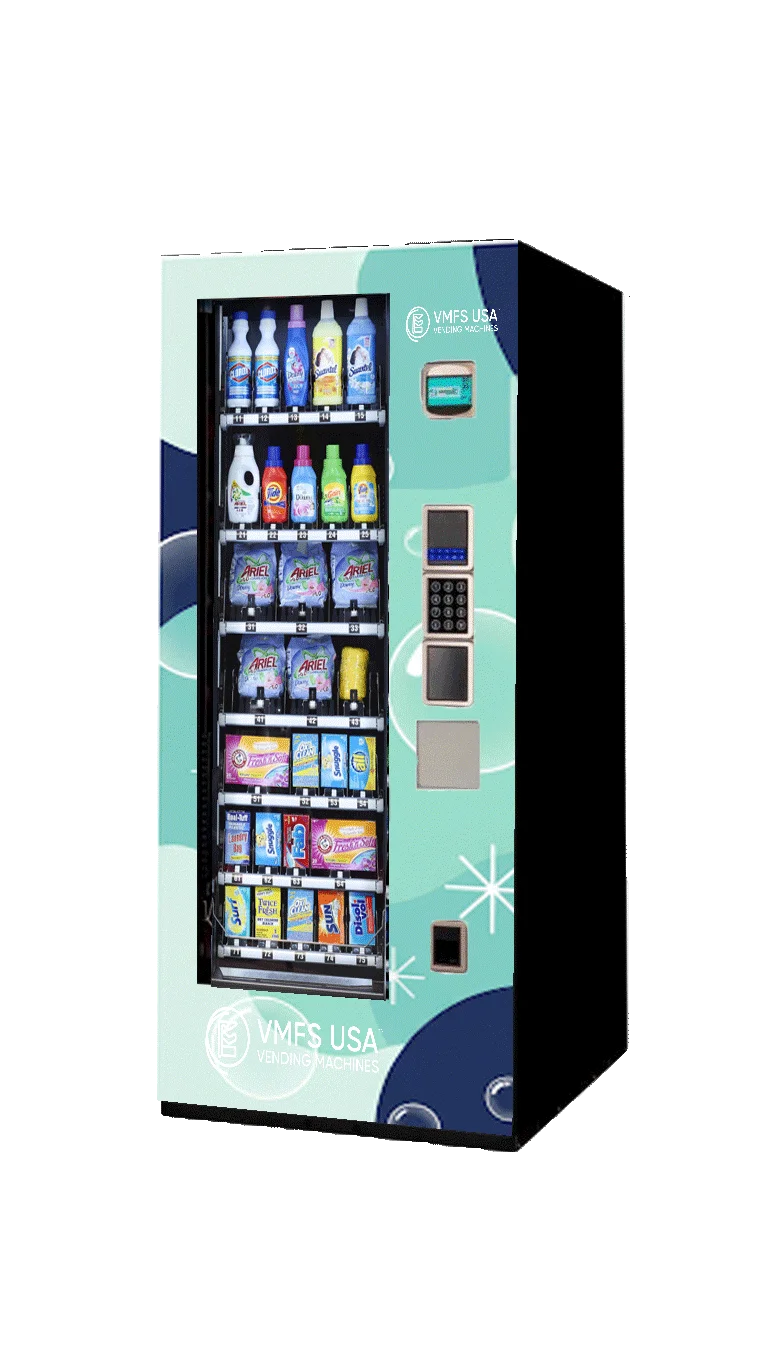 Máquina expendedora de lavandería