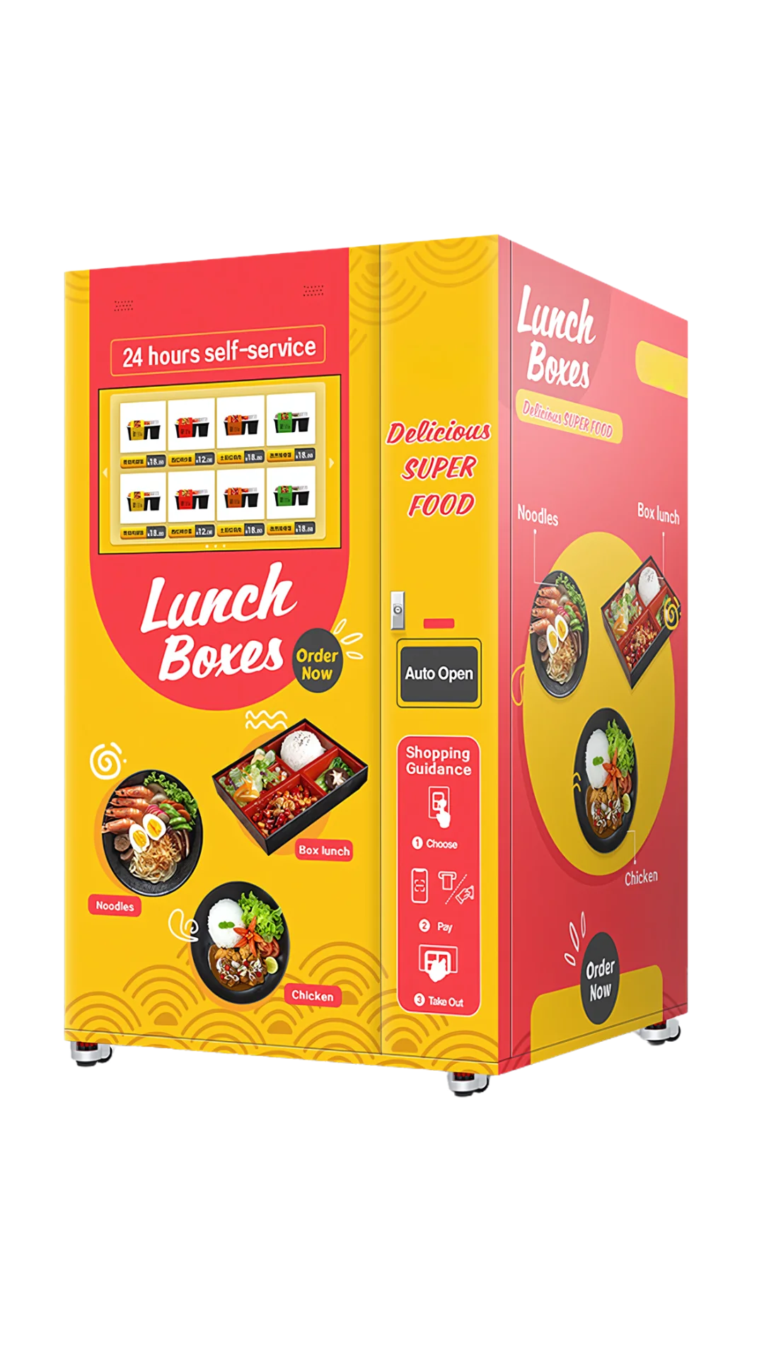 Máquina expendedora de loncheras