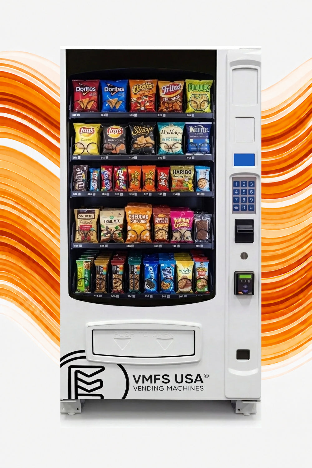 Seaga ENV5S snack vending machine for office installation