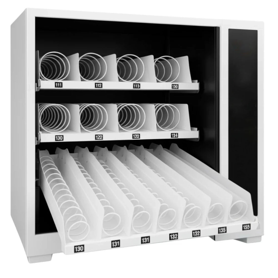 Coil dispensing and LCD display on Seaga SM1600 mini snack vending machine