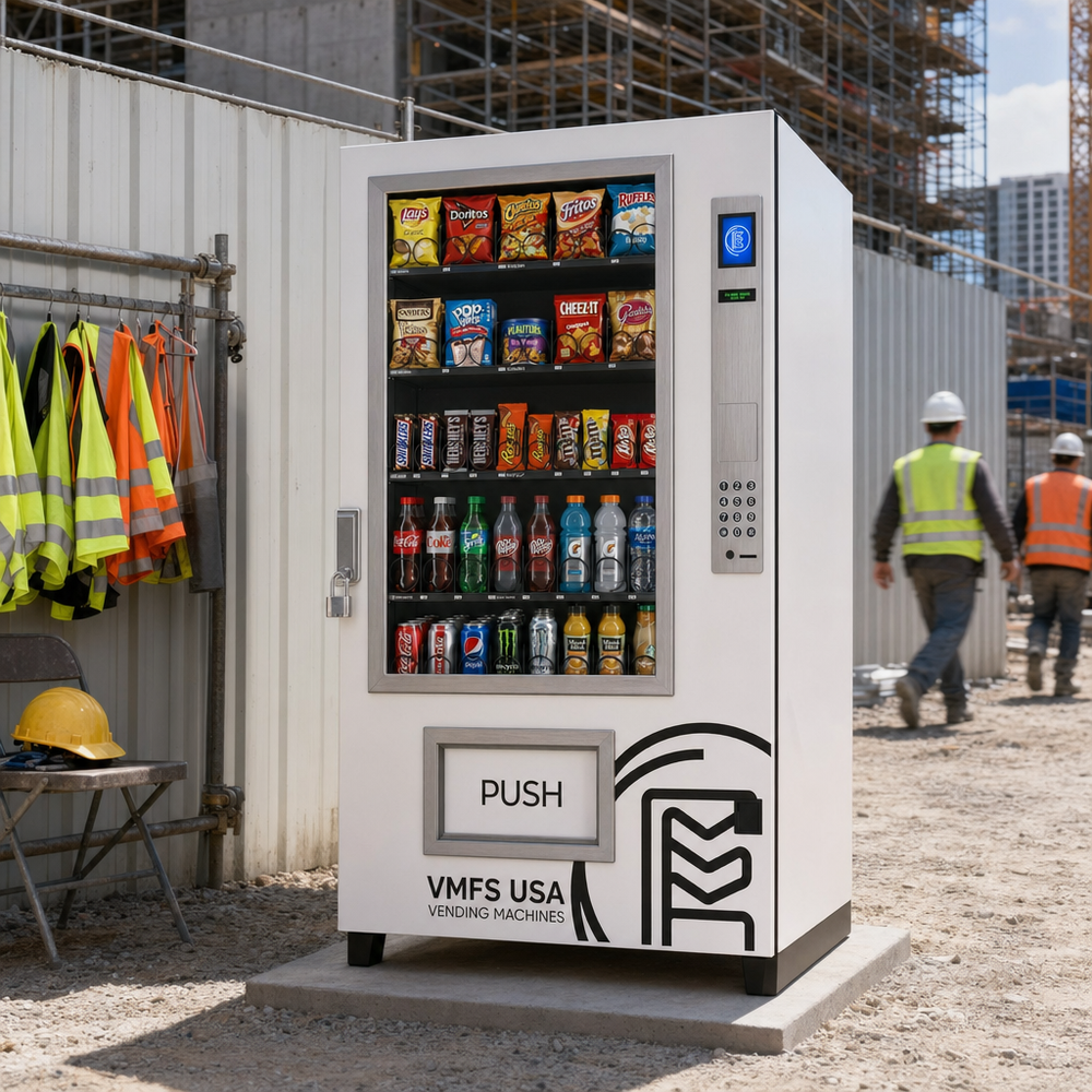 Outdoor vending machine placement in the field