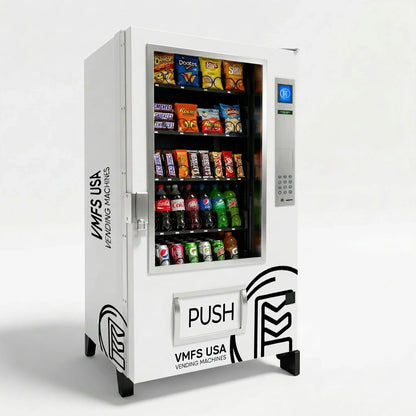 Seaga ENV5C Combo Vending Machine filled with products 
