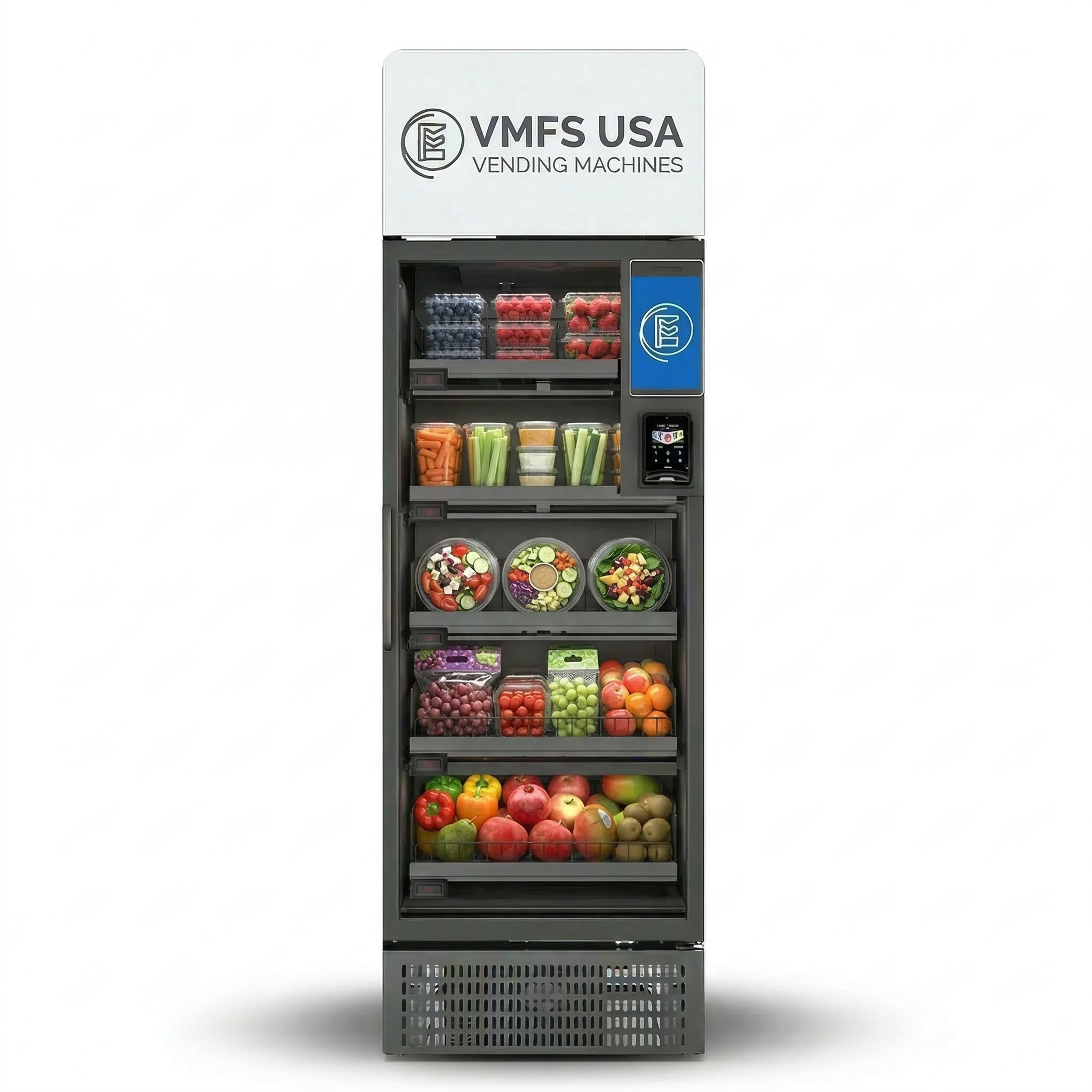 Máquina expendedora de refrigeradores inteligentes con IA