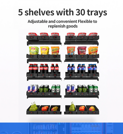 Smart Fridge Vending Machine shevles