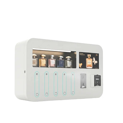 Máquina expendedora de perfumes con pantalla táctil inteligente
