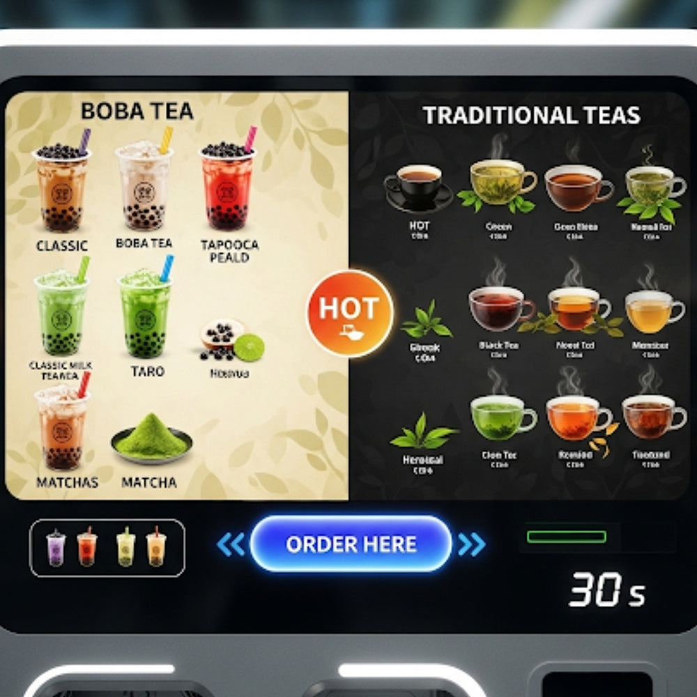 Bubble Tea Vending Dispenser Machine for Sale - VMFS USA