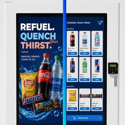 Smart Elevator AD Vending Machine