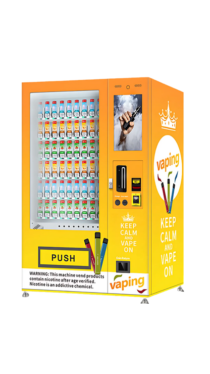 Vending machine for vaping products 